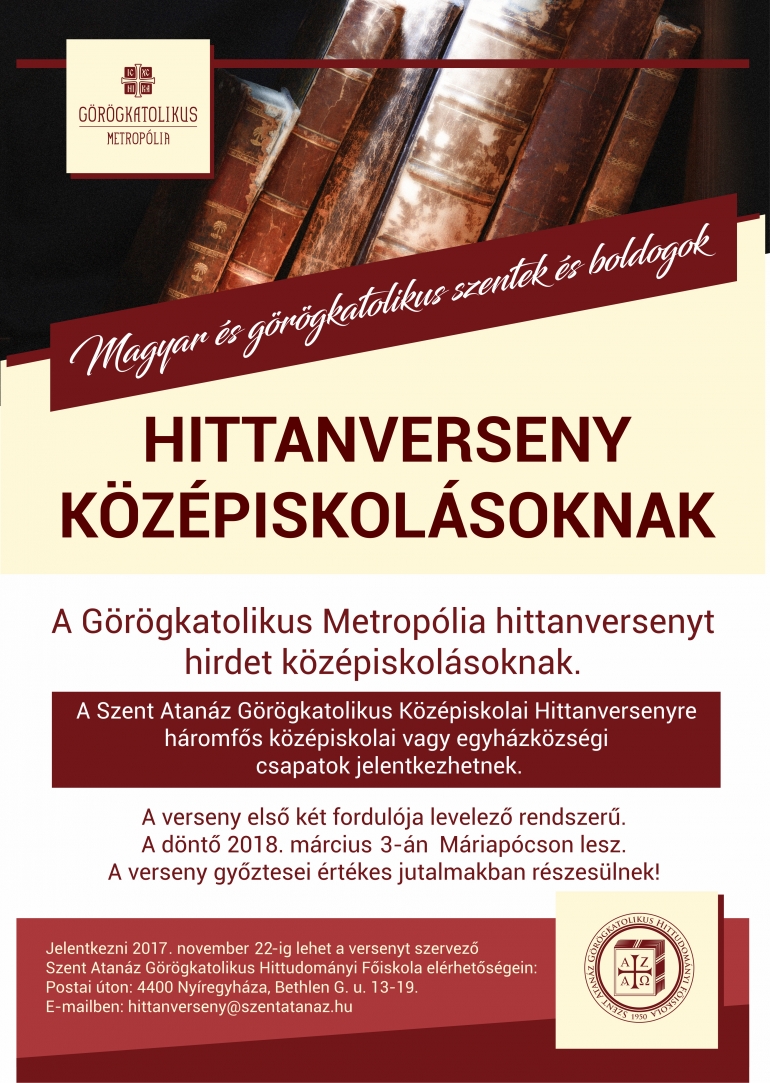 hittanverseny felhívás