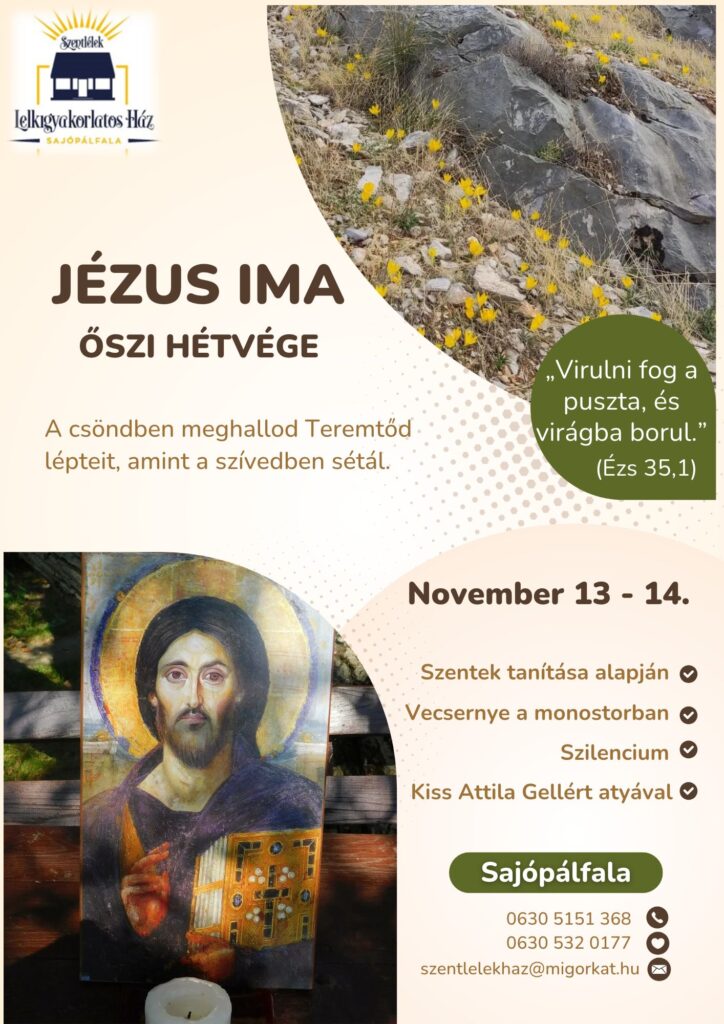 jézus ima hétvége hirdetés