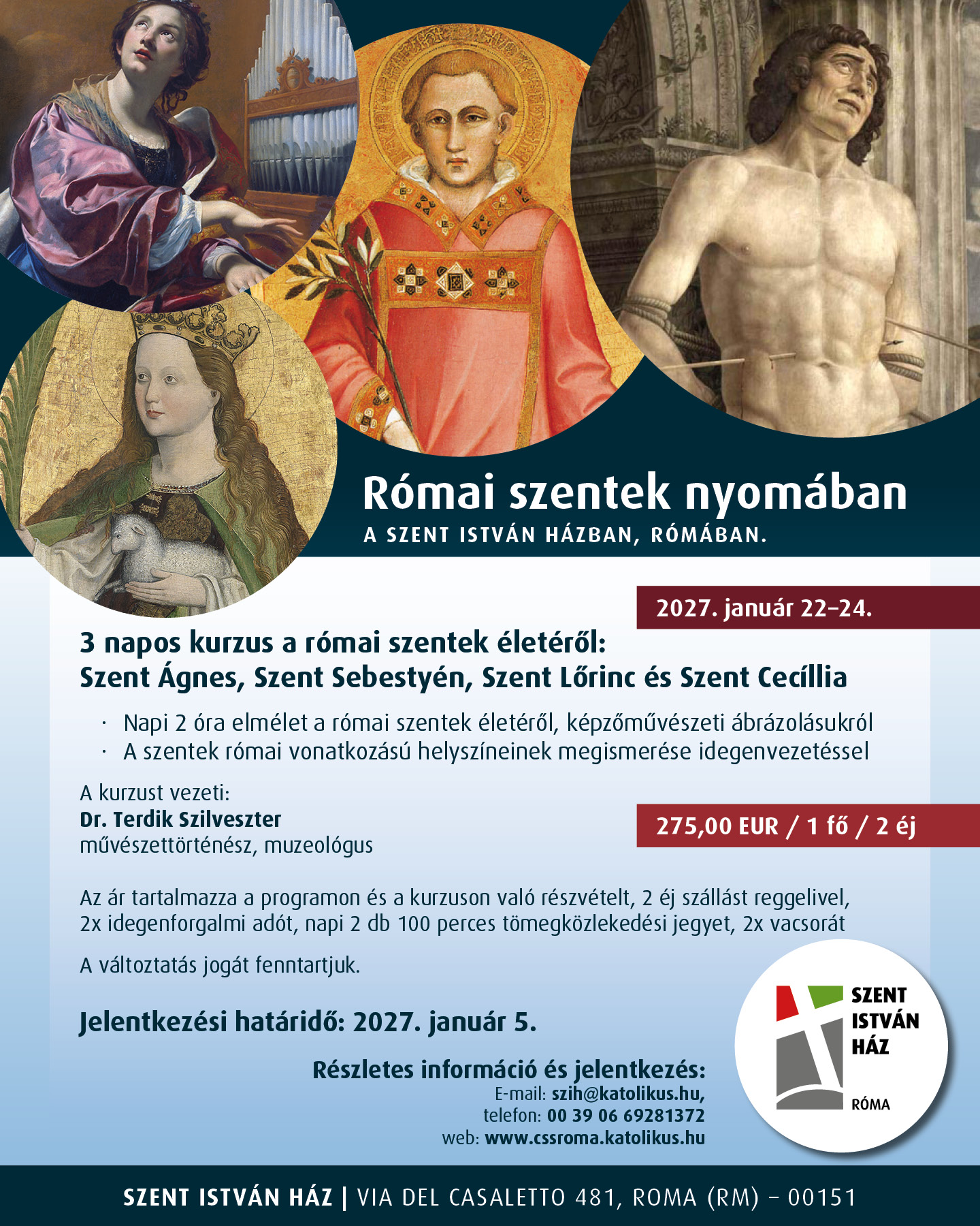 római szentek Élete
