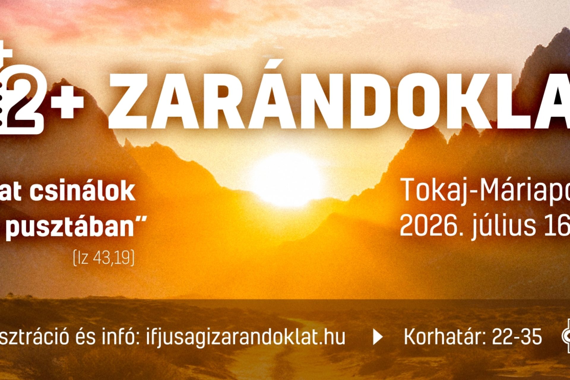 zarándoklat 22+ cover, event 2026 1.0a
